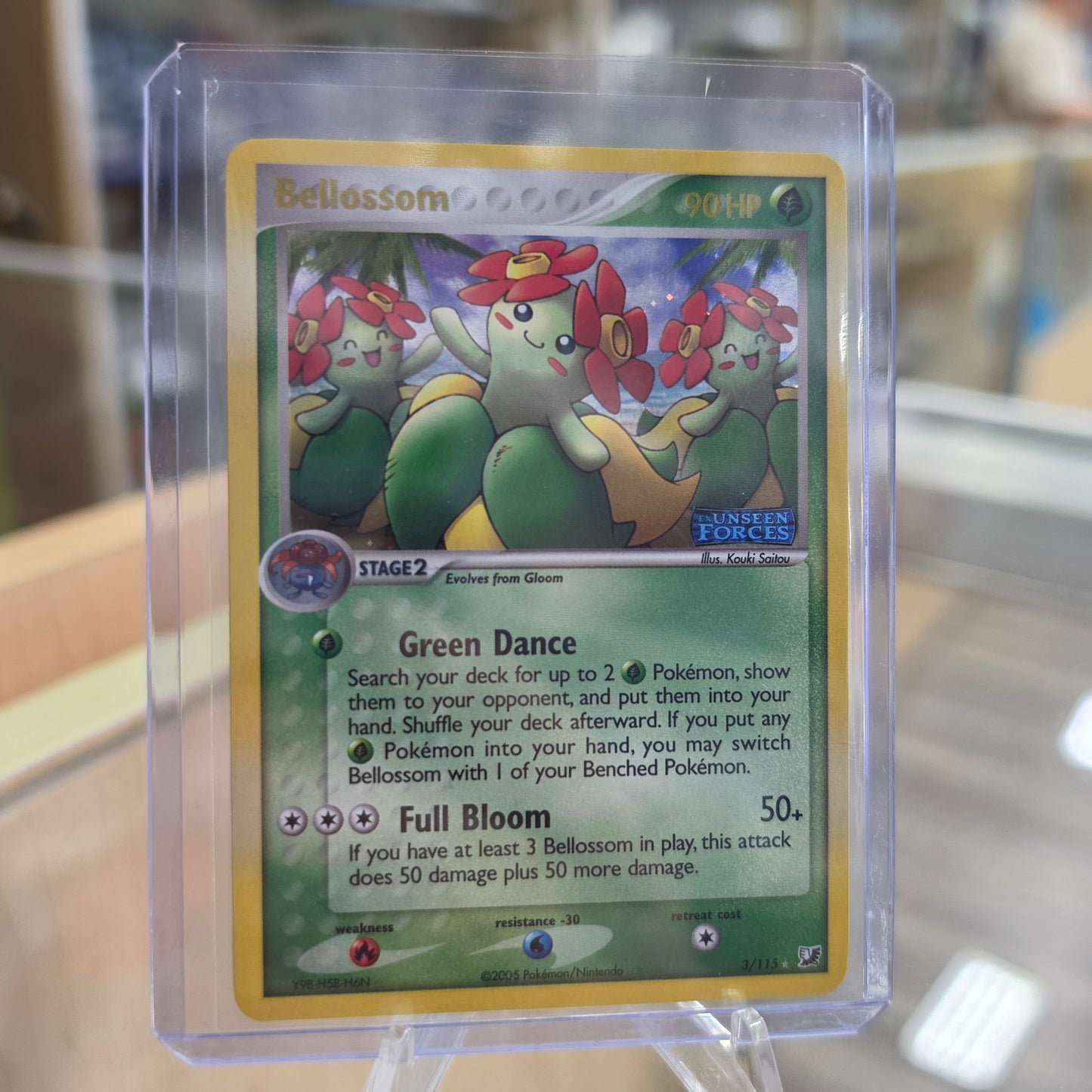 Bellossom - EX Unseen Forces (NM)