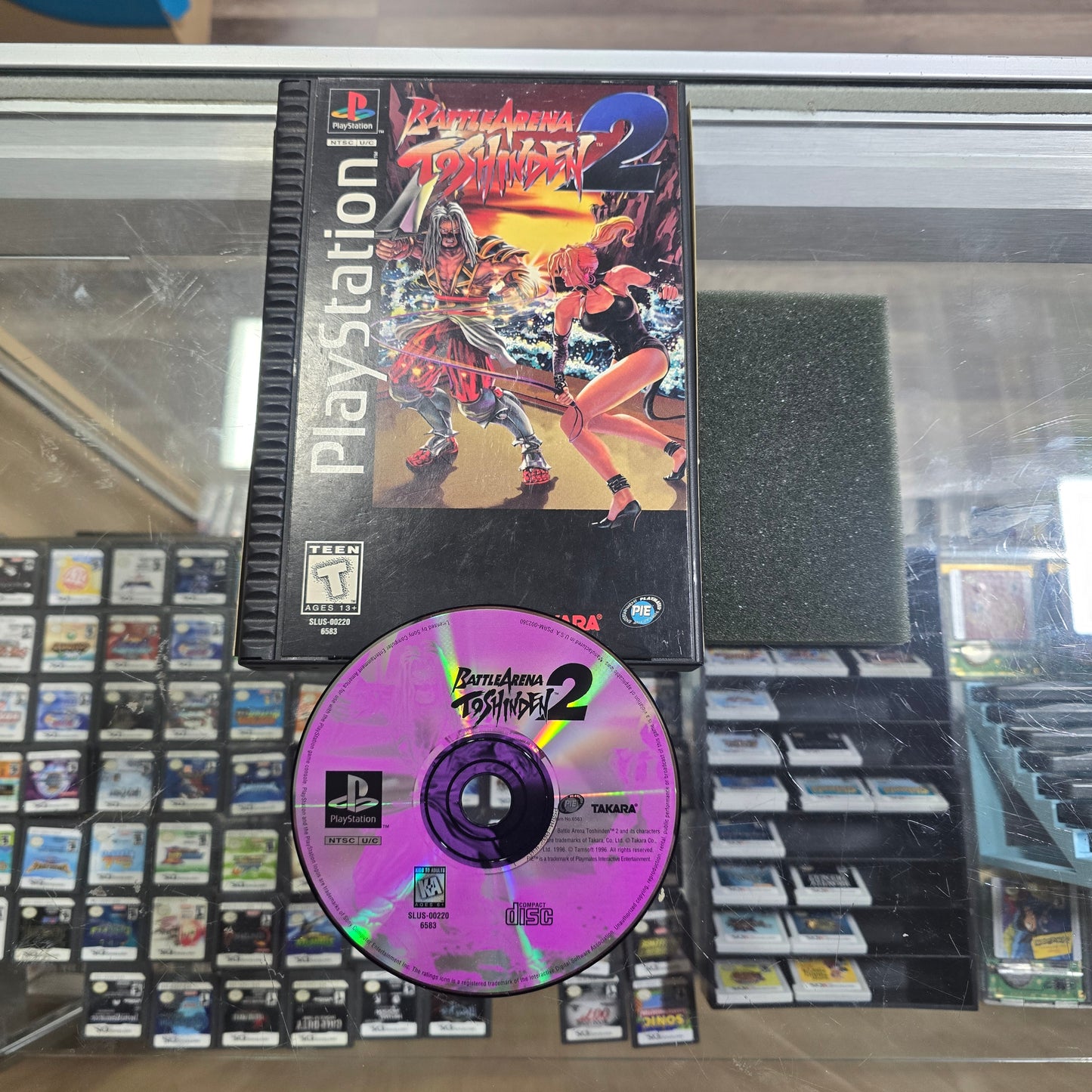 Battle Arena Toshinden 2 [Long Box] with Registration Card PlayStation 1