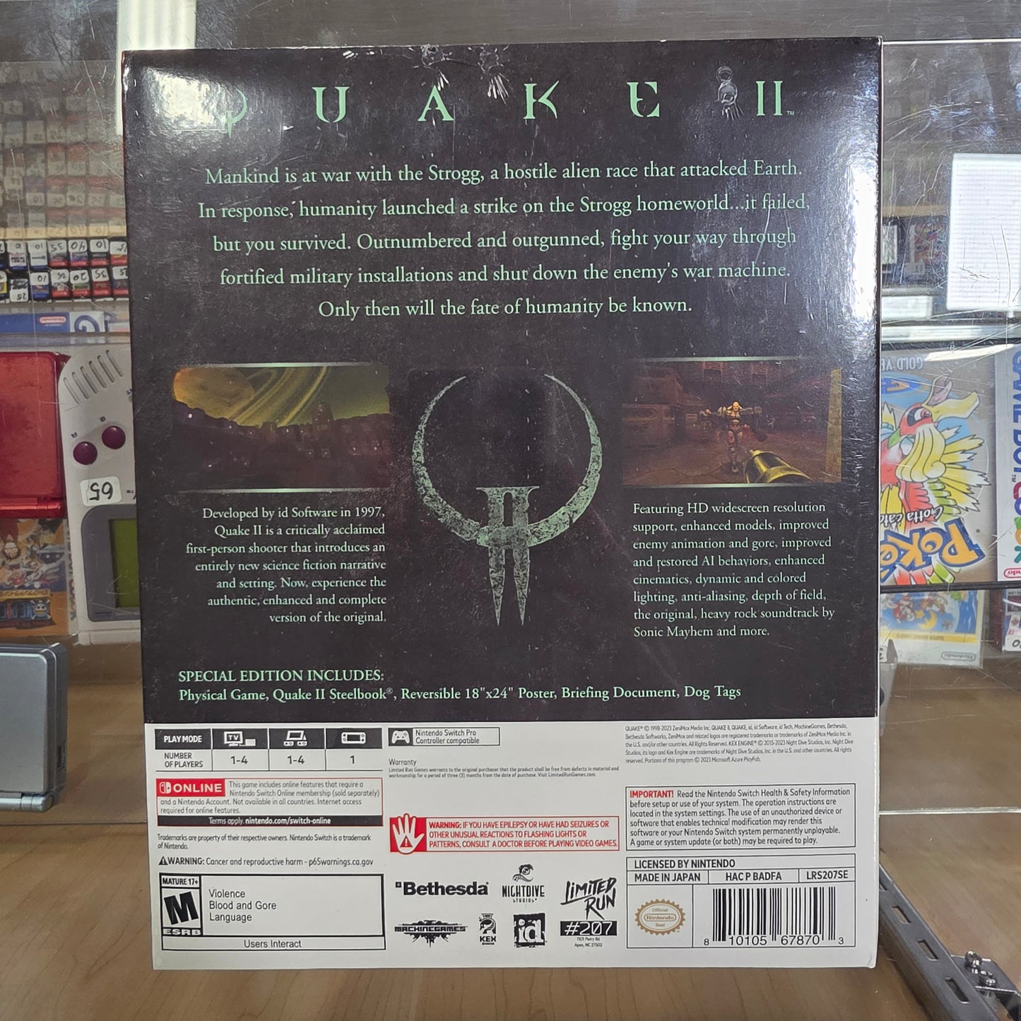 New Sealed Quake II [Special Edition] Nintendo Switch