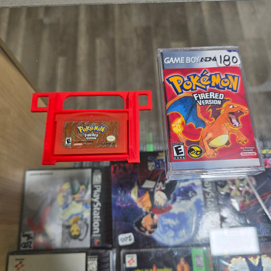 Pokémon FireRed (Authentic) with Custom Case Nintendo GameBoy Advance