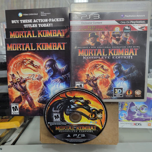 Mortal Kombat Komplete Edition Playstation 3