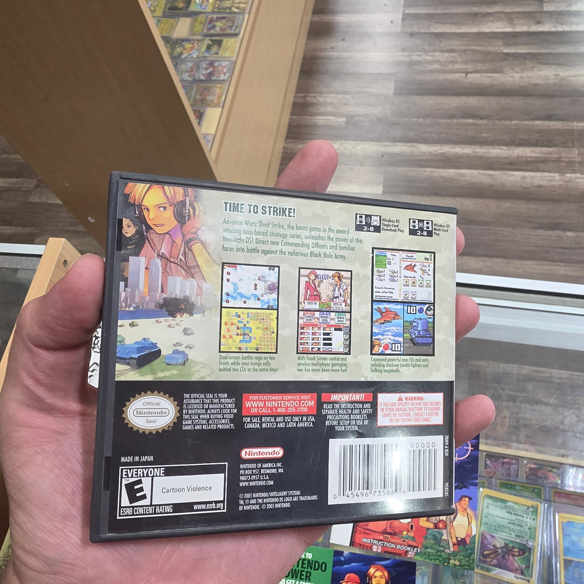 Advance Wars Dual Strike Nintendo DS (Case and Manual Only)