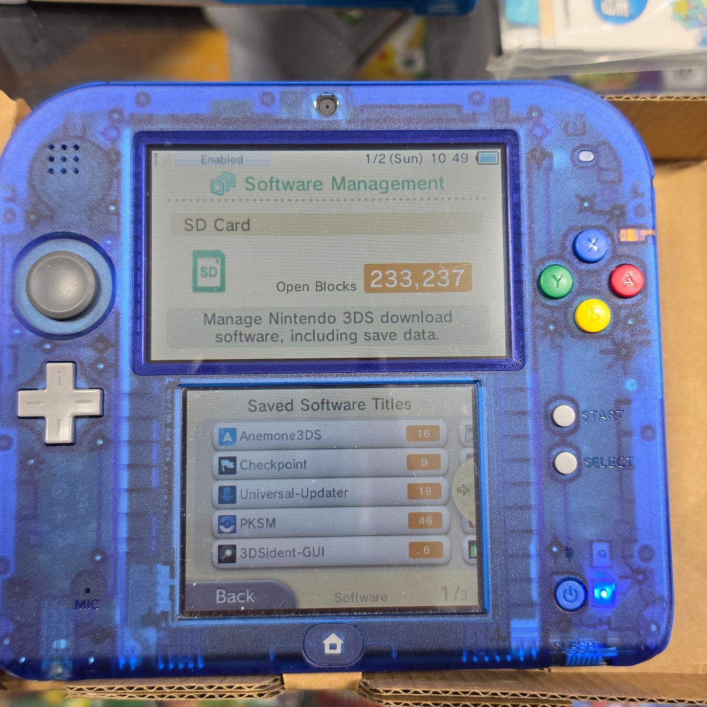 Nintendo 2DS Pokemon Blue Edition JP Nintendo 3DS (REGION FREE TO US) (DIGITAL GAMES)