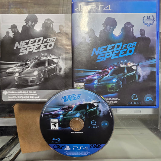 Need For Speed Playstation 4