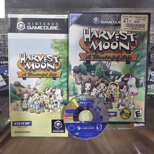 Harvest Moon A Wonderful Life Nintendo Gamecube