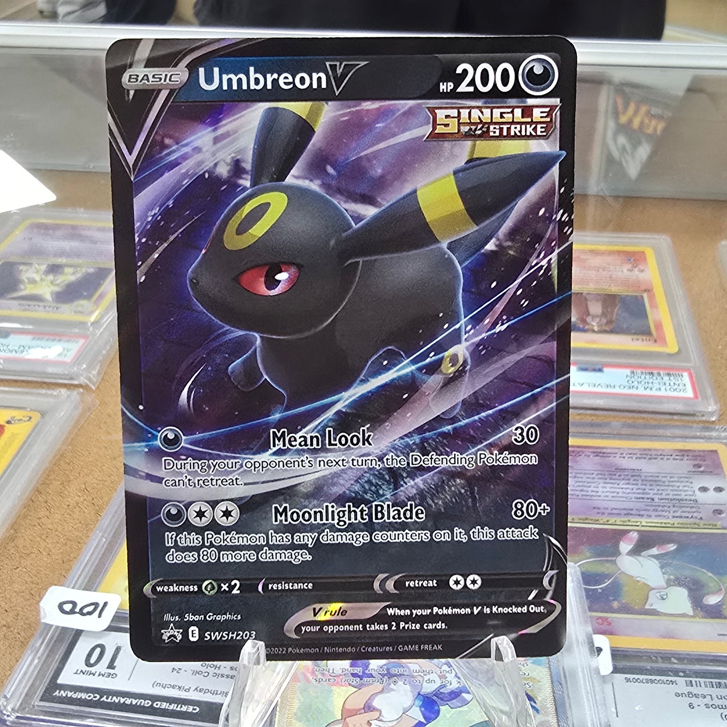 Umbreon V - SWSH203 - SWSH: Sword & Shield Promo Cards (NM)