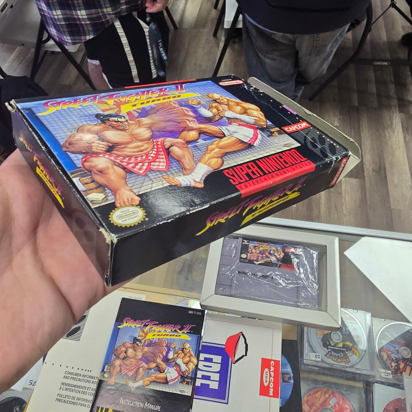 Street Fighter II Turbo CIB with Registration Card Super Nintendo