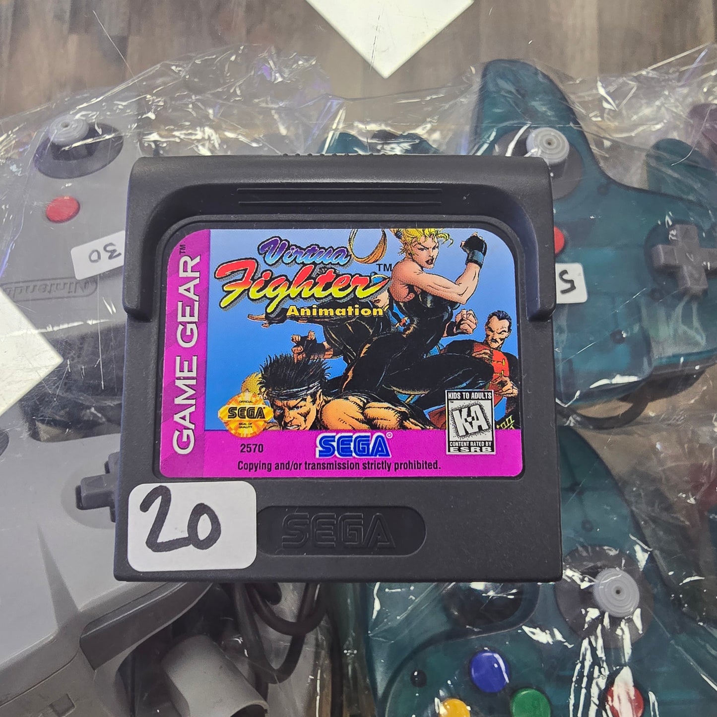 Virtua Fighter Animation Sega Game Gear