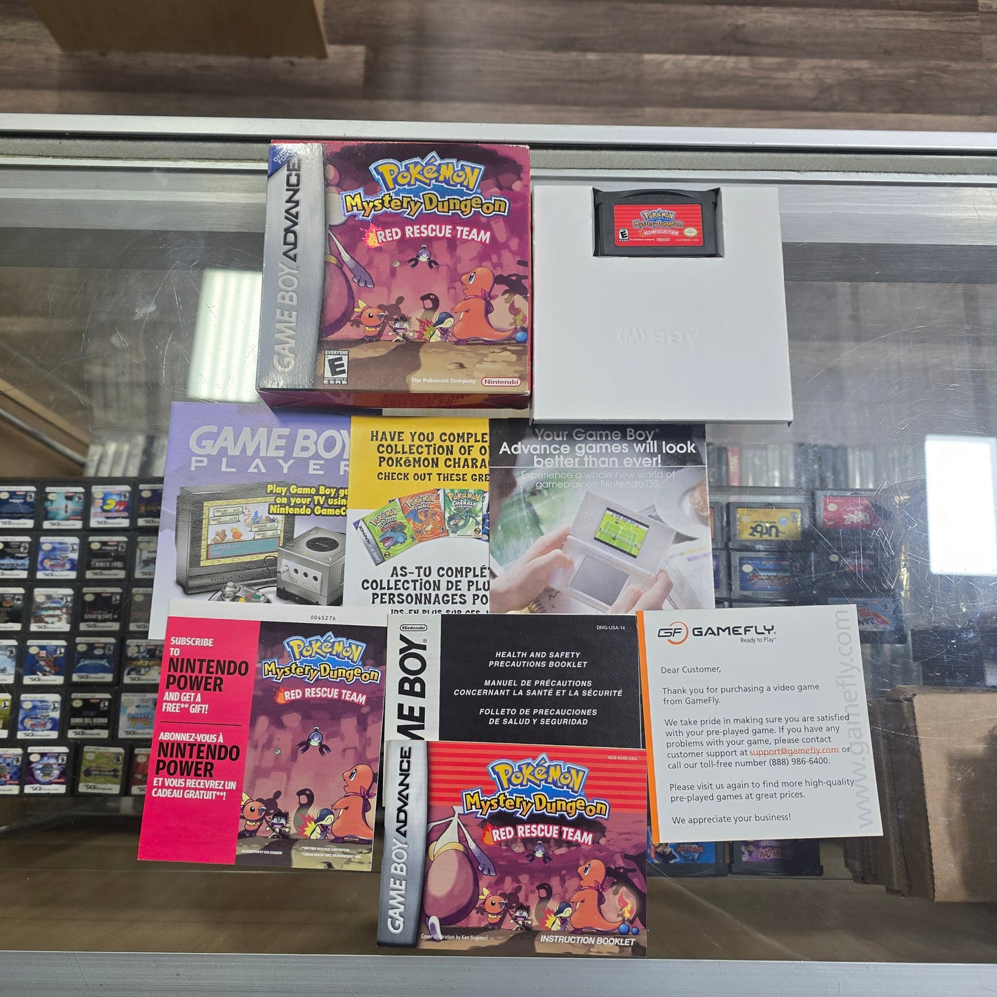 Pokemon Mystery Dungeon Red Rescue Team CIB Nintendo GameBoy Advance