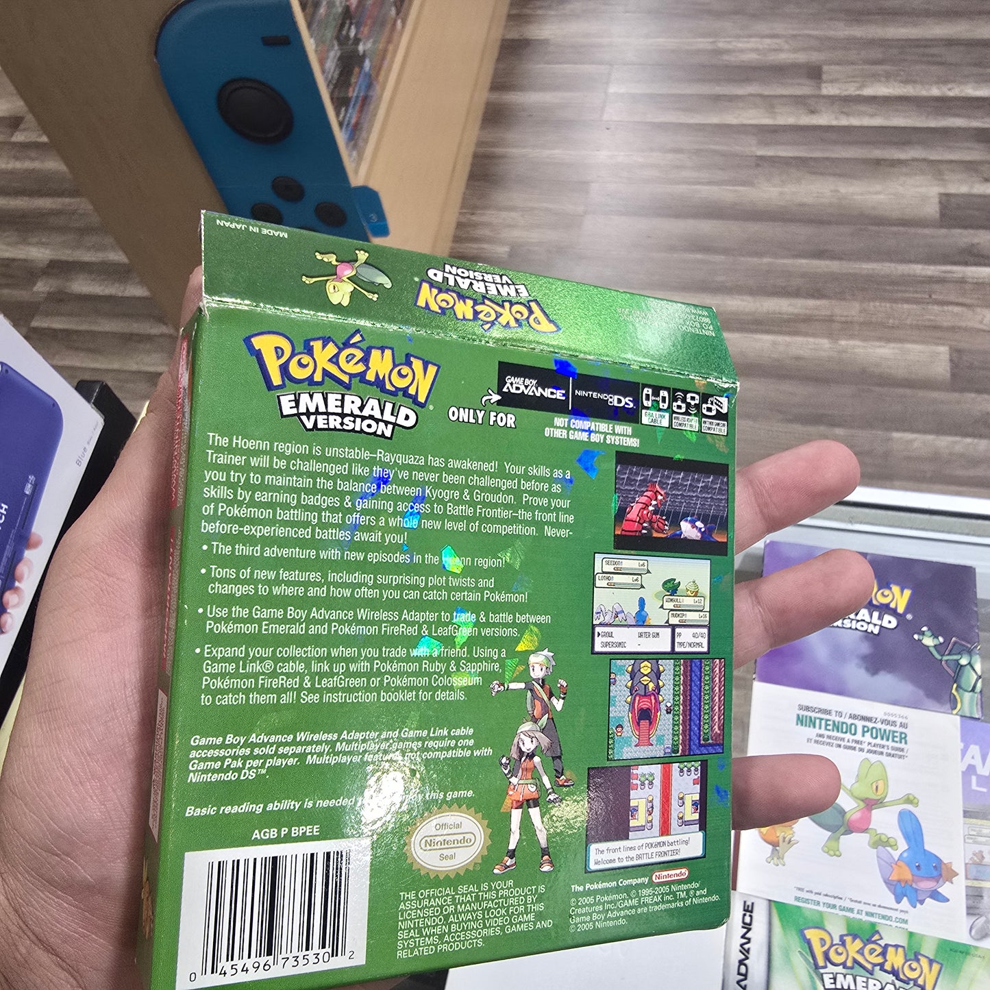 Pokémon Emerald (Authentic) CIB with Poster Nintendo Gameboy Advance