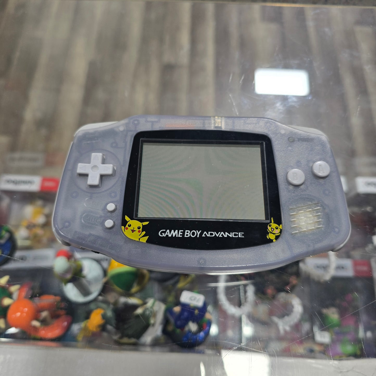 Nintendo Gameboy Advance Handheld System with Custom Pikachu Pokémon Lens