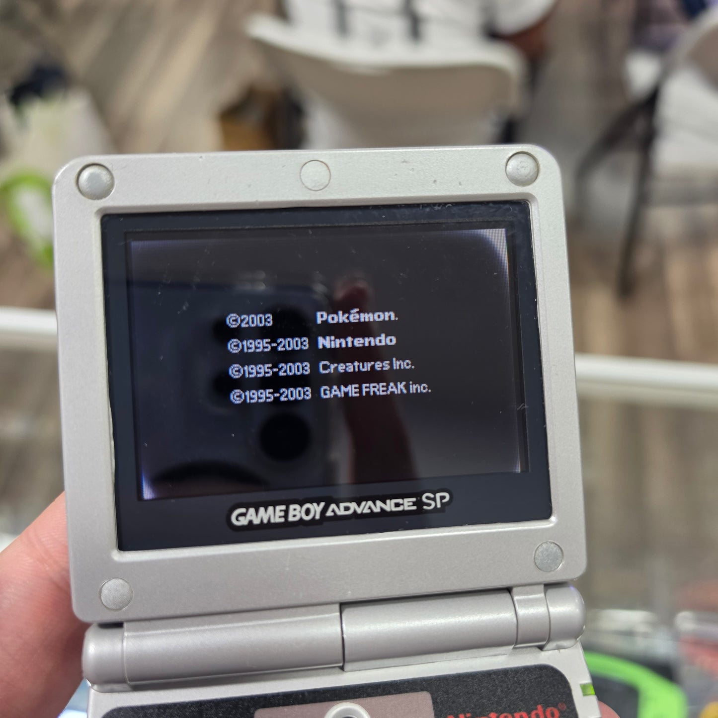 NES Nintendo Gameboy Advance SP Handheld System with Charger 101 Model (Has Whiting around Corners)
