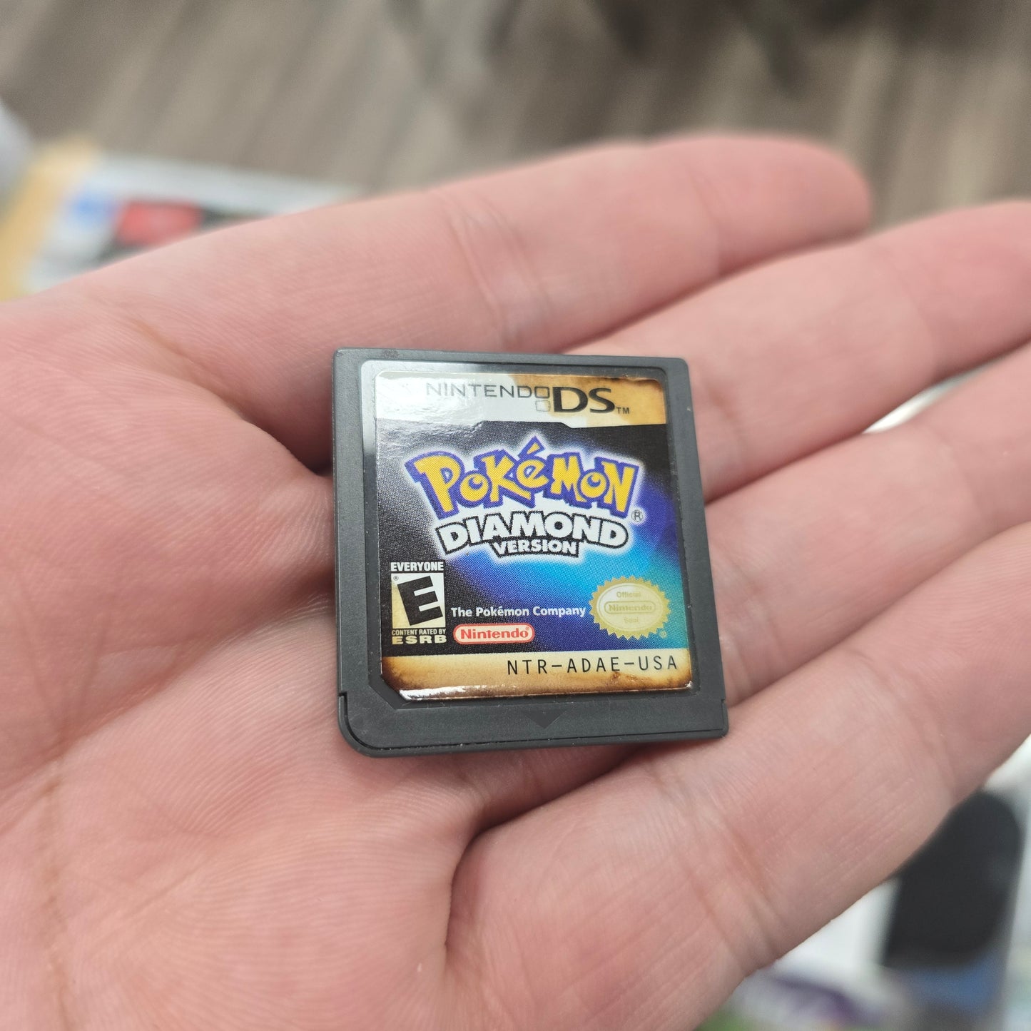 Pokémon Diamond (Discoloration in Label) (Authentic) Nintendo DS