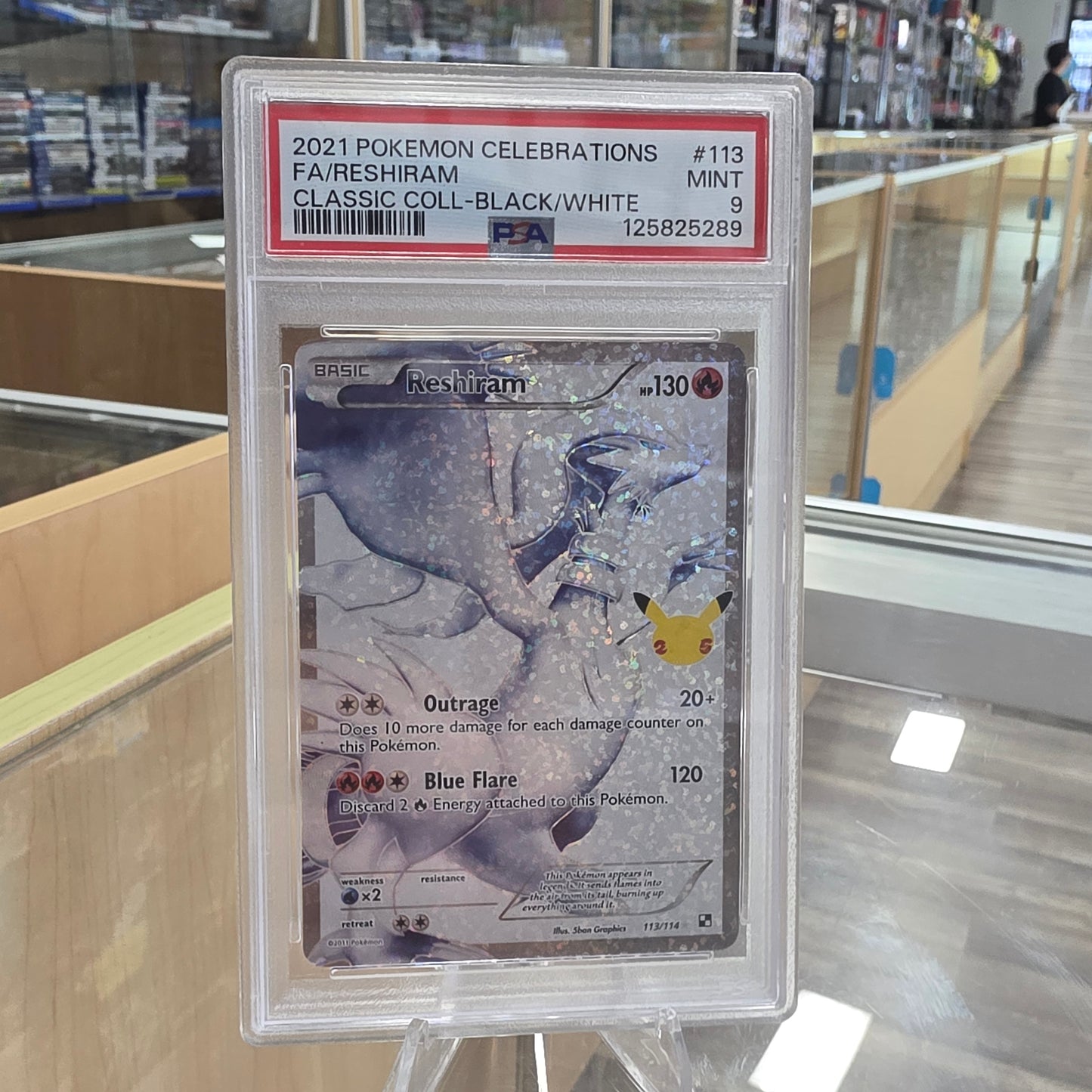 Reshiram - Celebrations: Classic Collection PSA 9