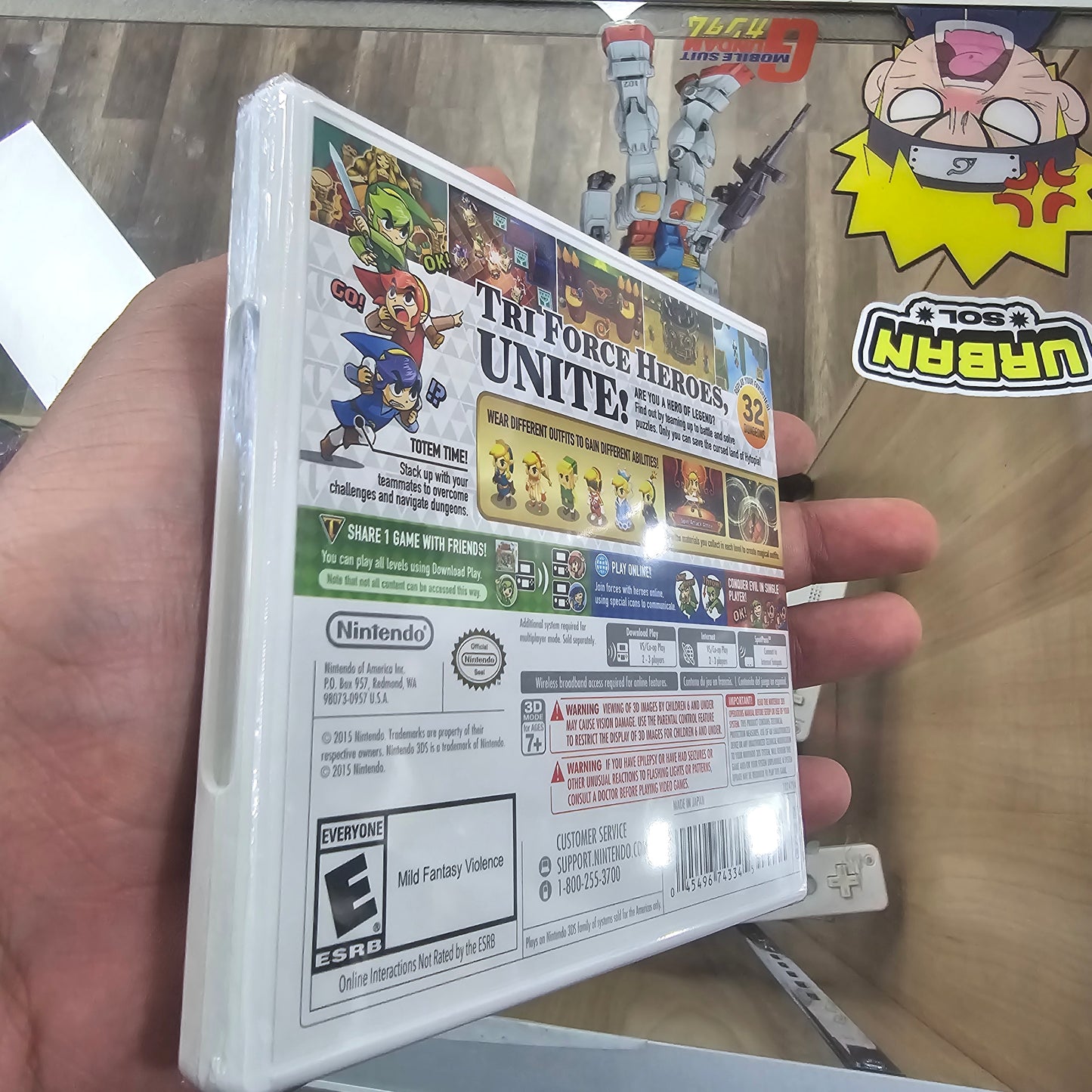 Zelda Tri Force Heroes NEW SEALED (USA) Nintendo 3DS