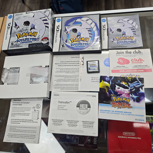 Pokemon SoulSilver Version [Pokewalker] [BIG BOX] (Authentic) Nintendo DS