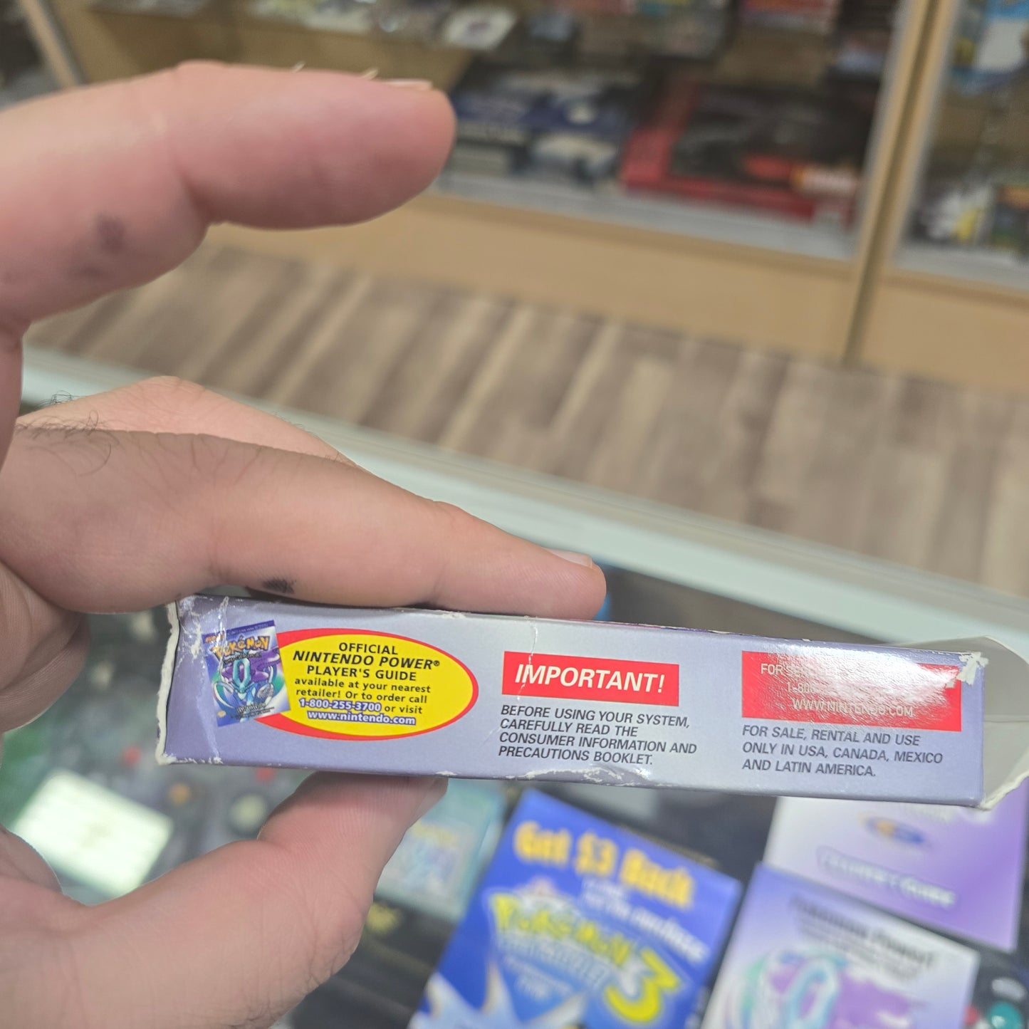 Pokémon Crystal (New Battery) (CIB) (Good Condition) Nintendo Gameboy