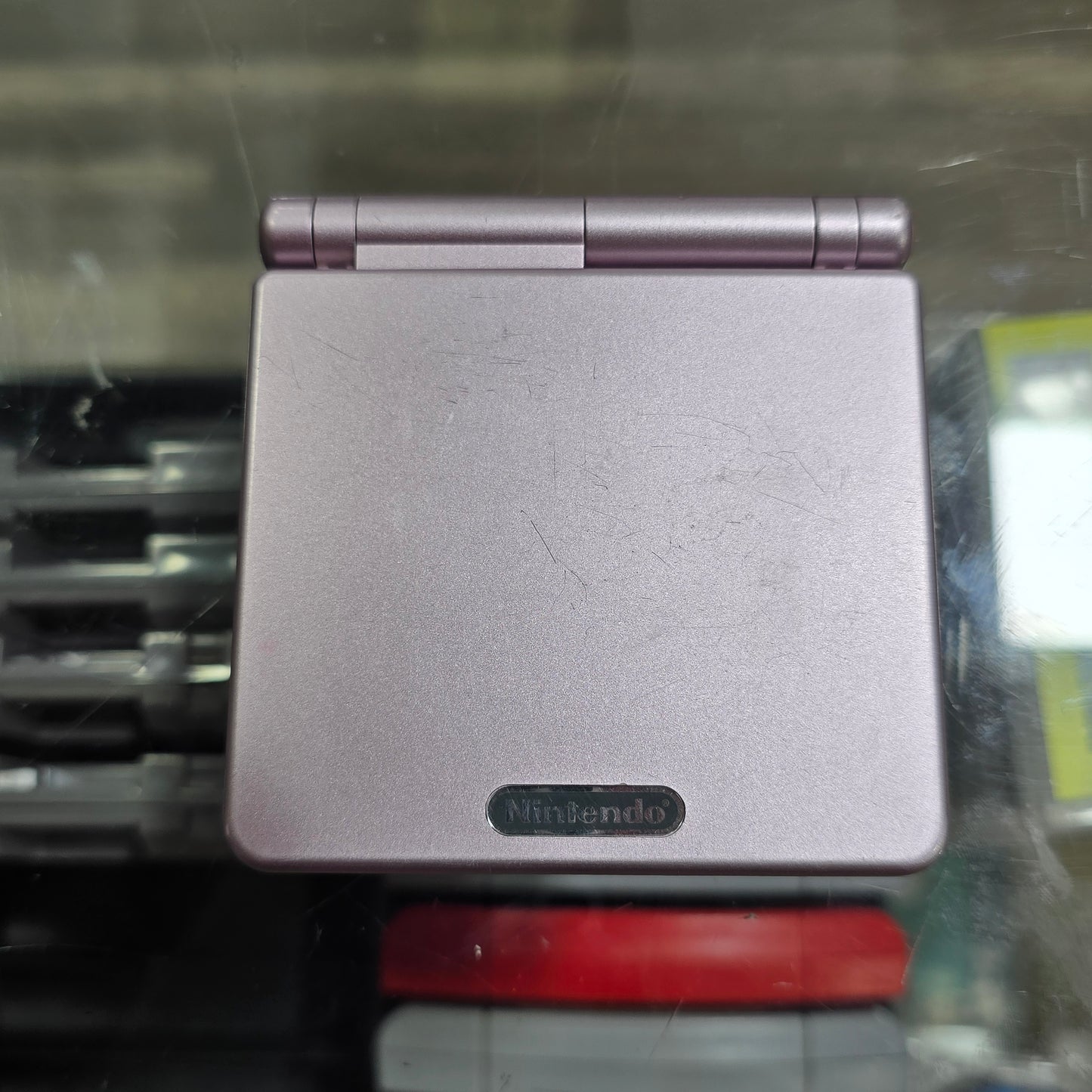 Pink Nintendo Gameboy Advance SP Handheld with Charger