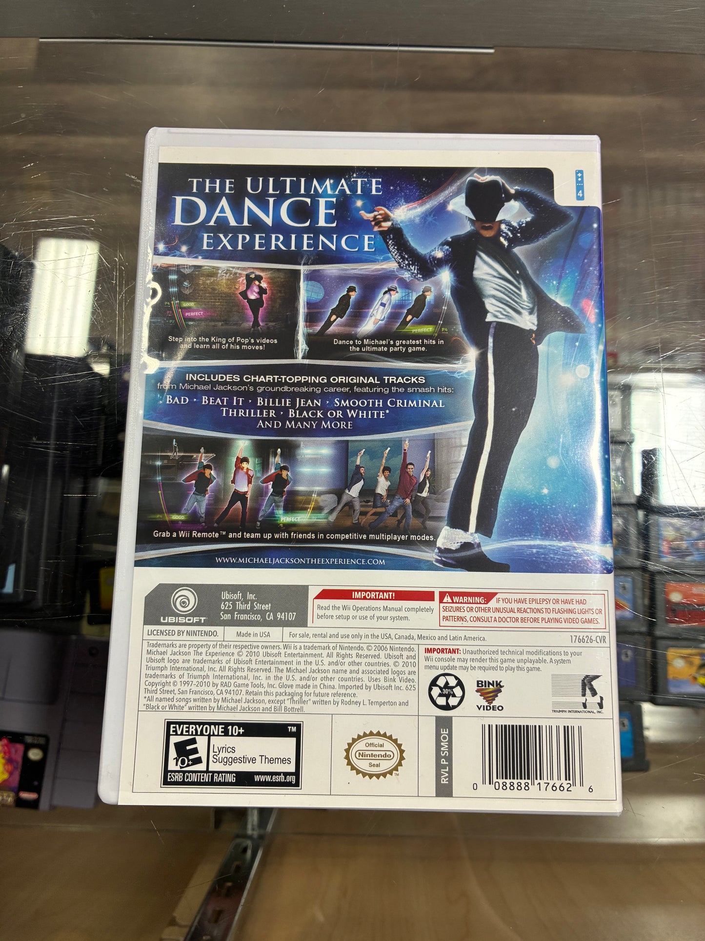 Michael Jackson The Experience Nintendo Wii