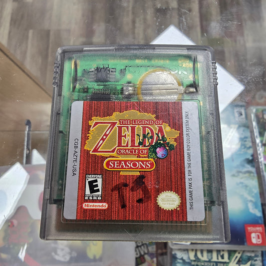 Zelda Oracle of Seasons GameBoy Color (New Battery) Saves