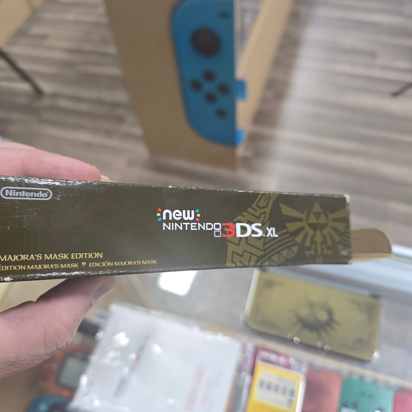 New Nintendo 3DS XL Zelda Majora's Mask Limited Edition Nintendo 3DS Handheld System with Charger