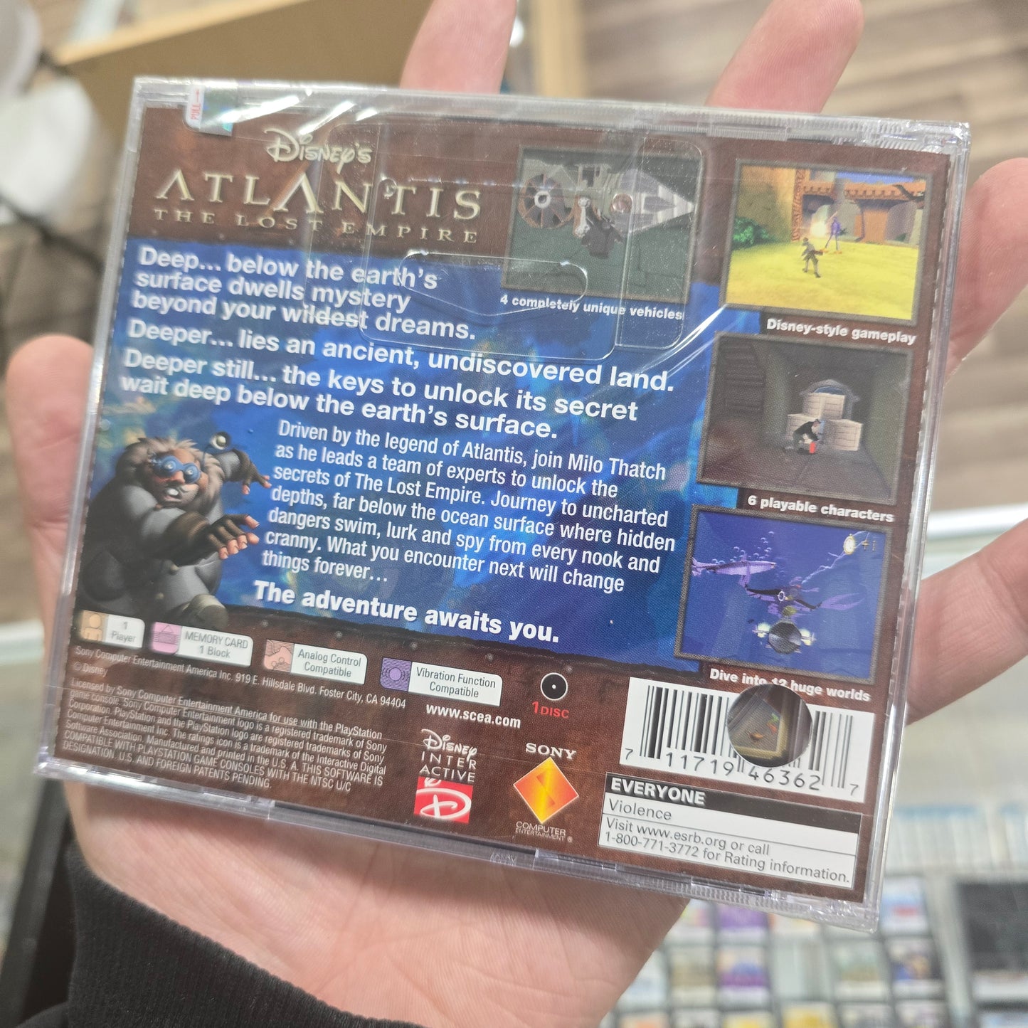Atlantis The Lost Empire Playstation 1 (SLEAED)