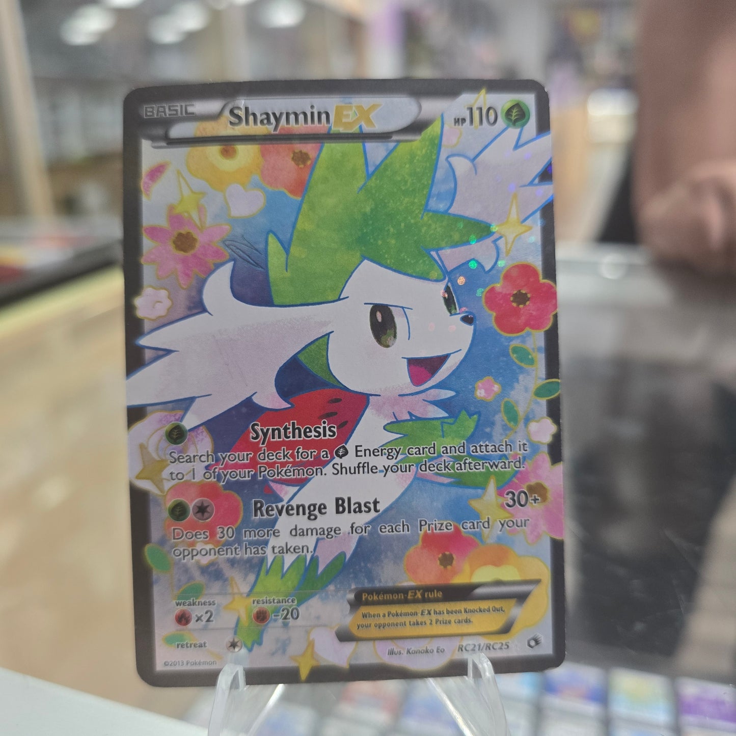 Shaymin EX (Full Art) - Legendary Treasures: Radiant Collection (HP)