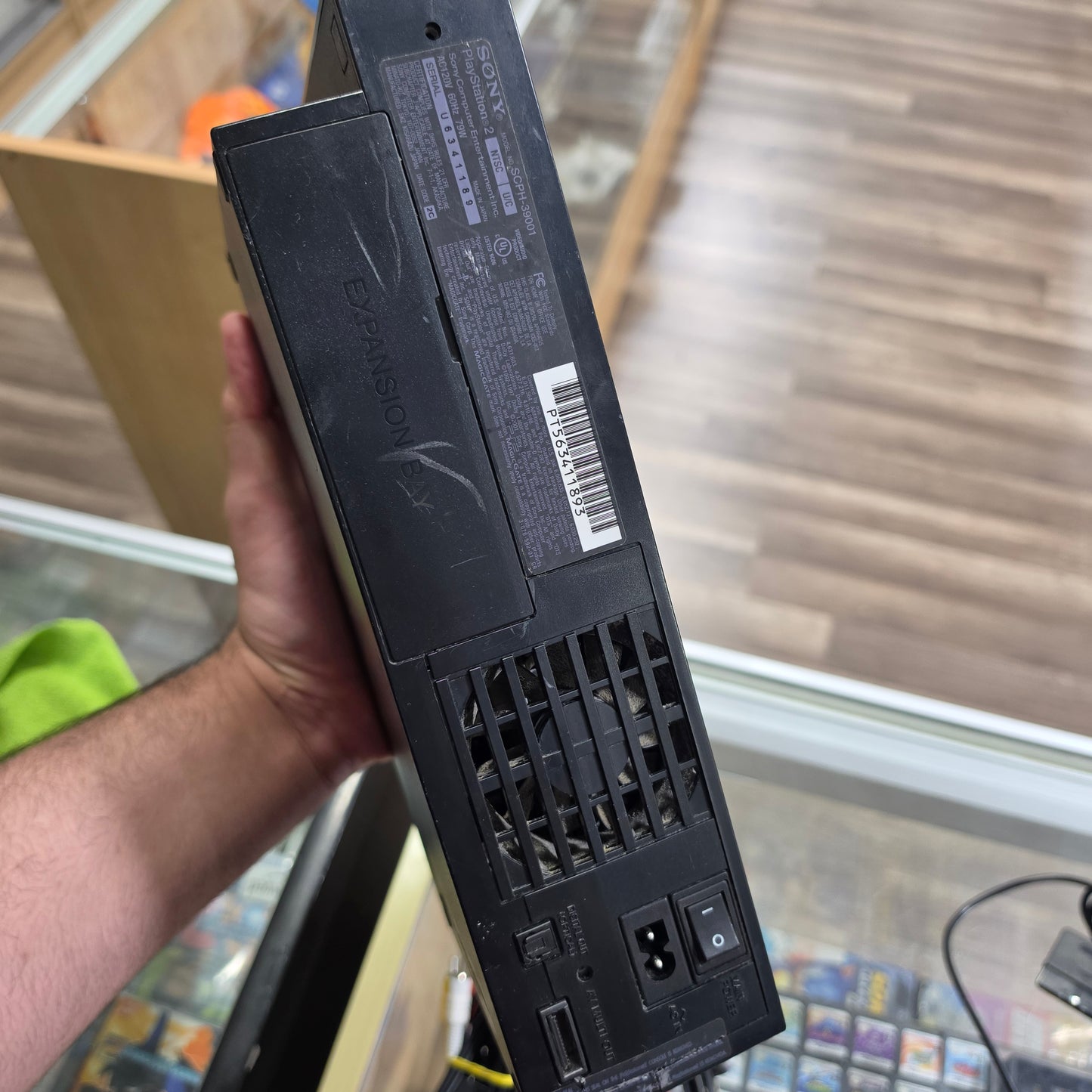 Playstation 2 Original System with One Controller and Wires + Memory Card