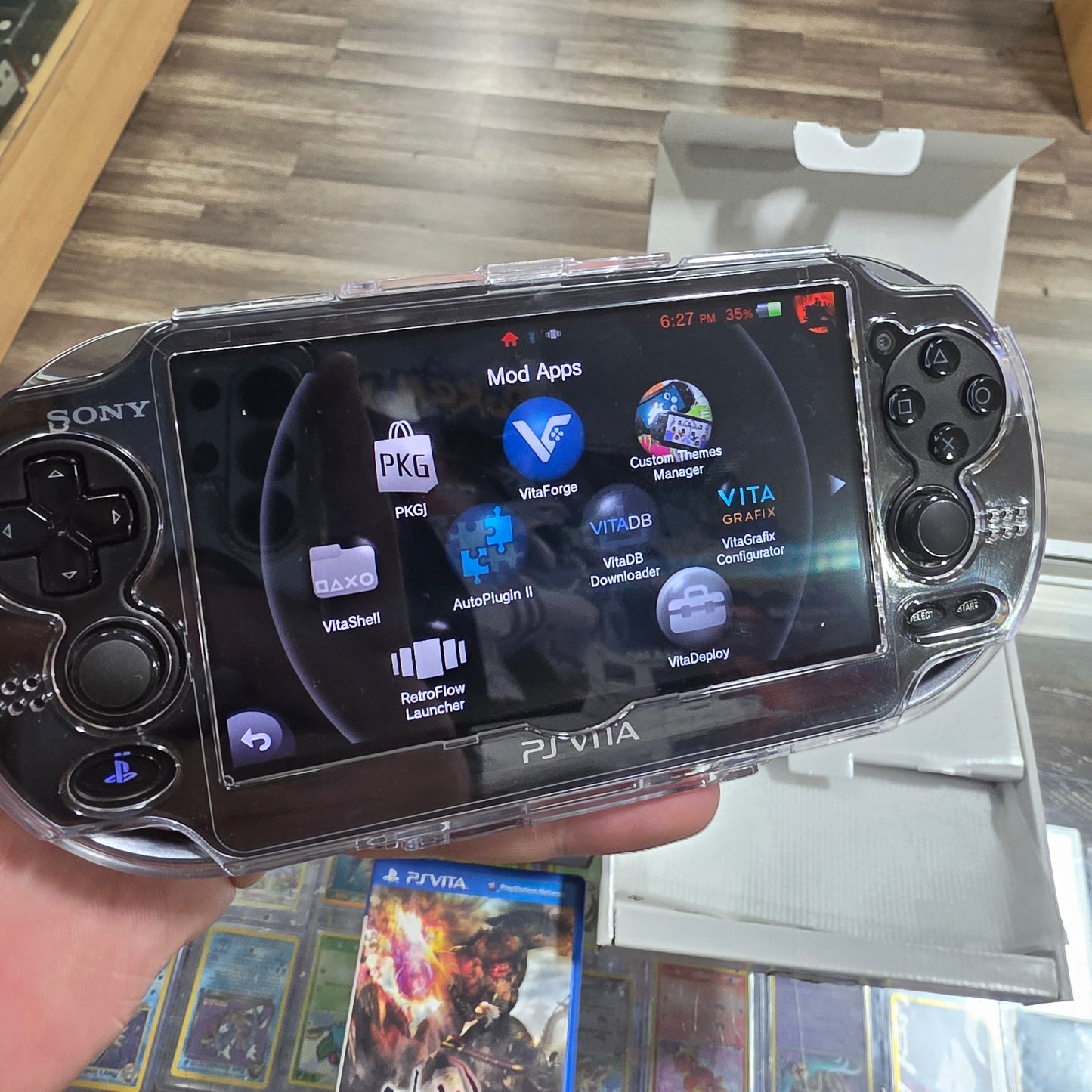 Playstation Vita WIFI [Toukiden Onigara Limited Edition] JP Playstation Vita with "SD2VITA" (512GB)