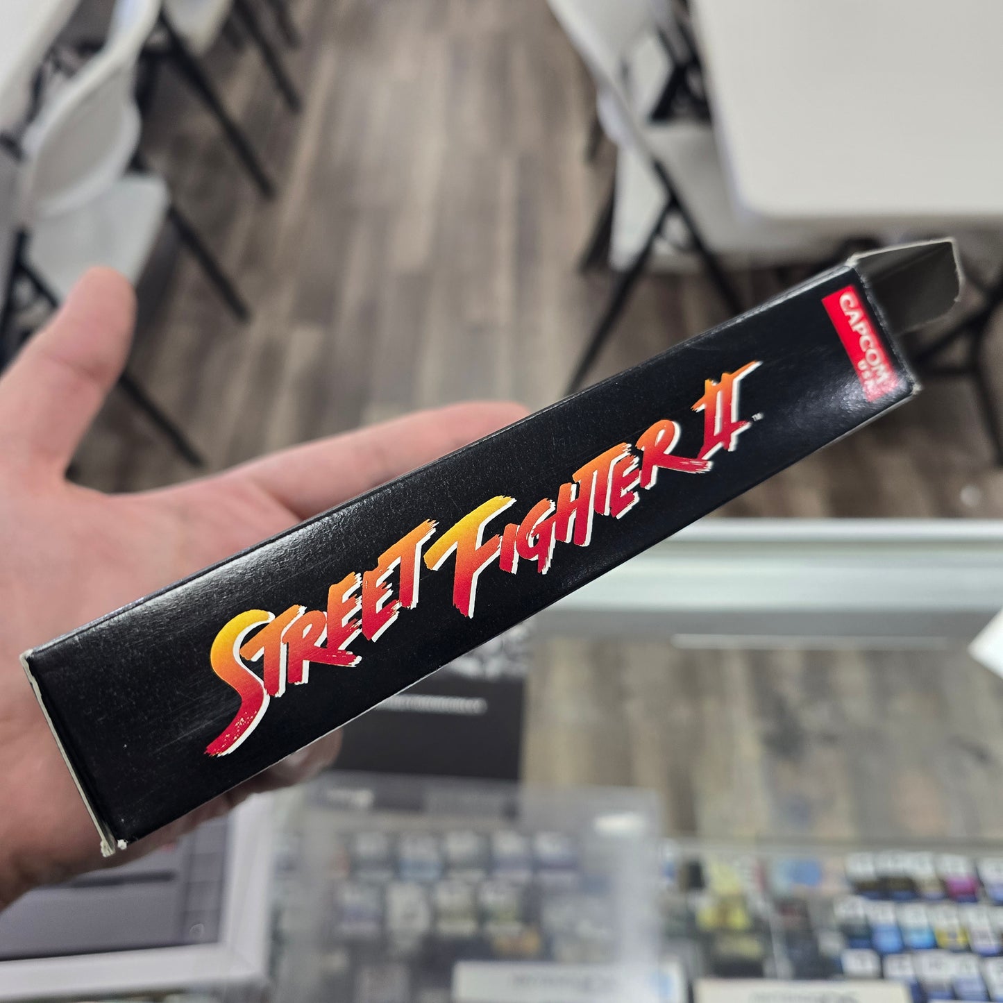 StreetFighter 2 CIB with Box Protector Super Nintendo