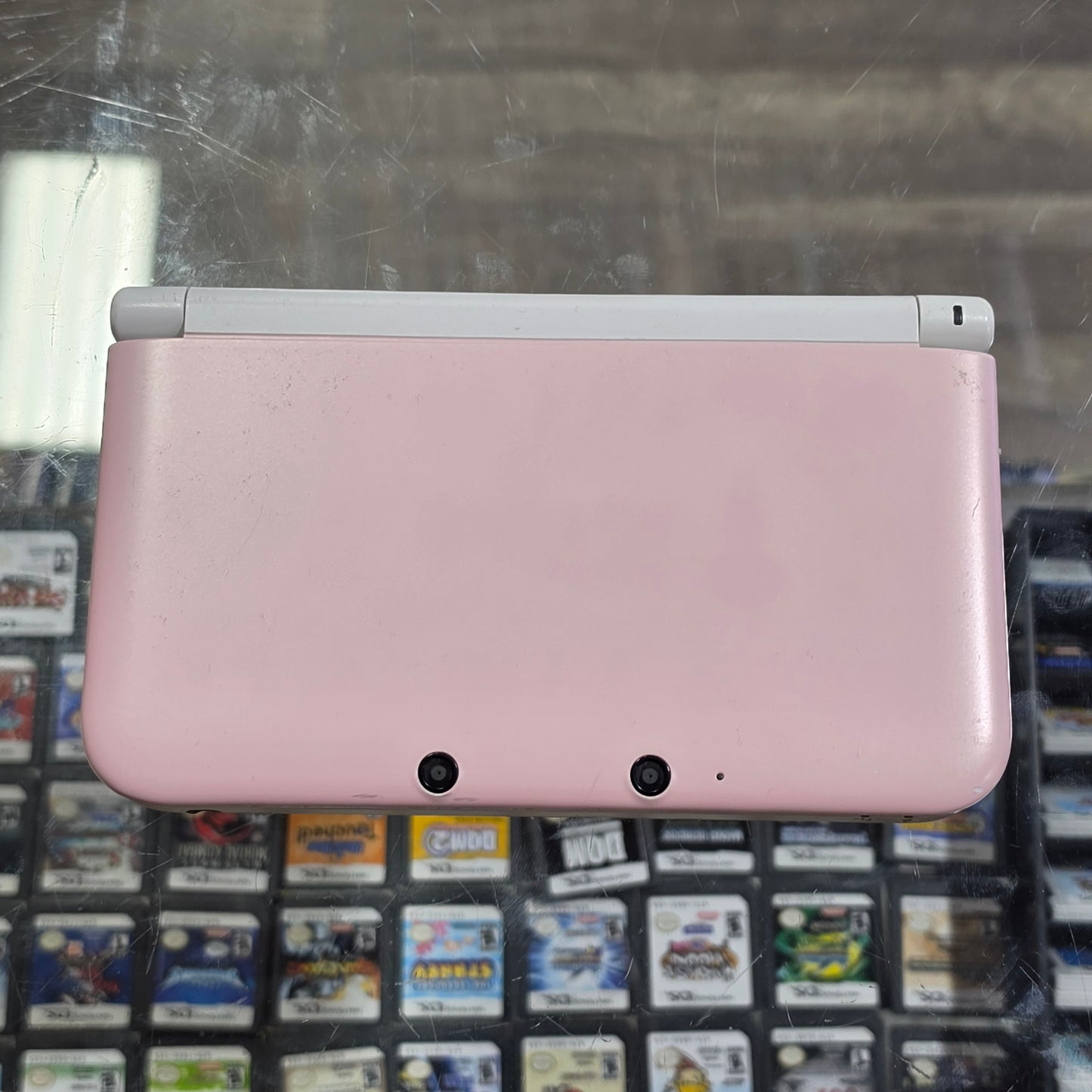 Pink Nintendo 3DS XL Handheld System With Charger (Region Free)(JAPANESE TO US)