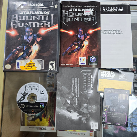 Star Wars Bounty Hunter w/ cards Nintendo GameCube