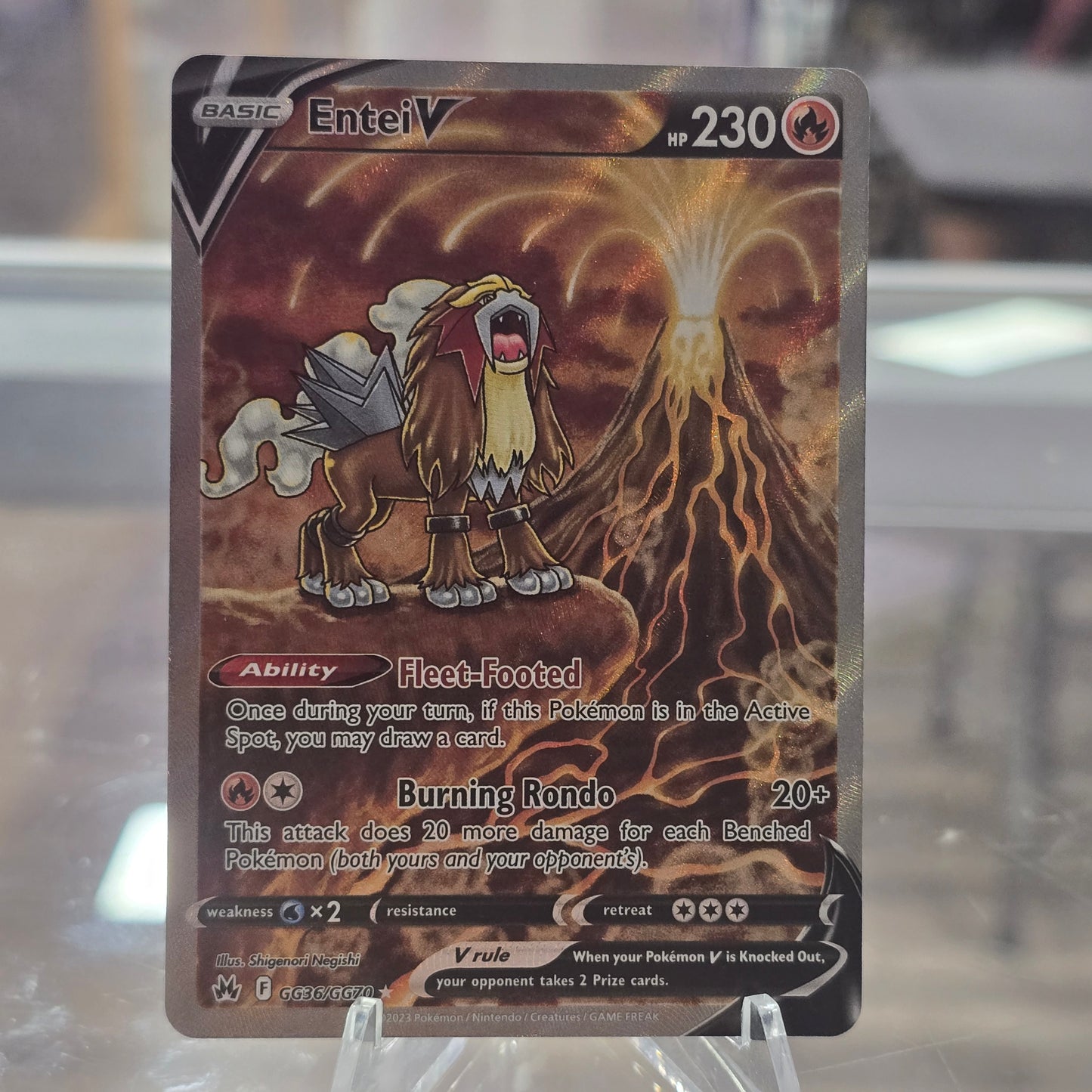 Entei V - Crown Zenith: Galarian Gallery (NM)