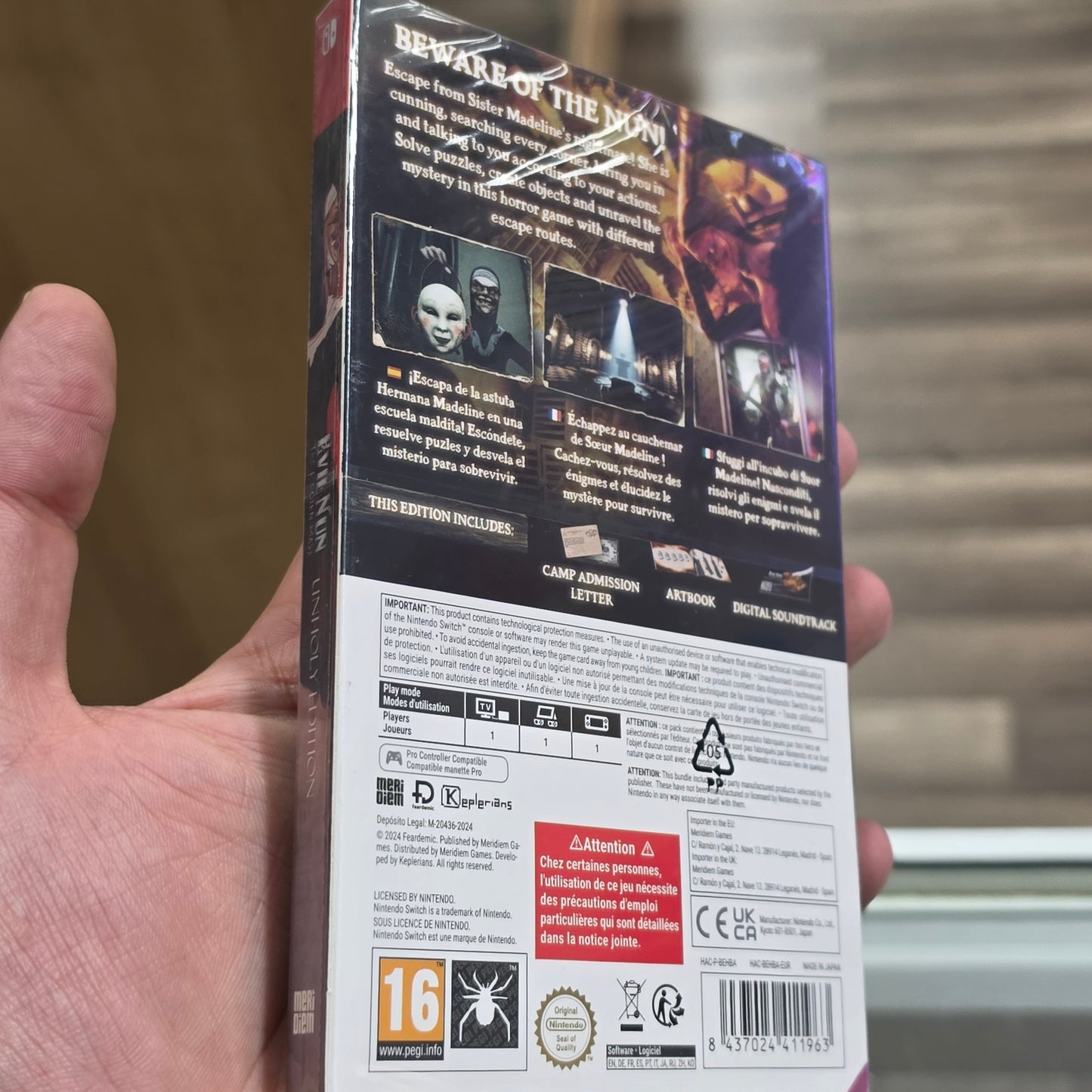 Evil Nun: The Broken Mask [Unholy Edition] PAL Nintendo Switch