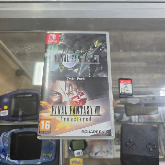 Final Fantasy VII & VIII Remastered Twin Pack PAL Nintendo Switch