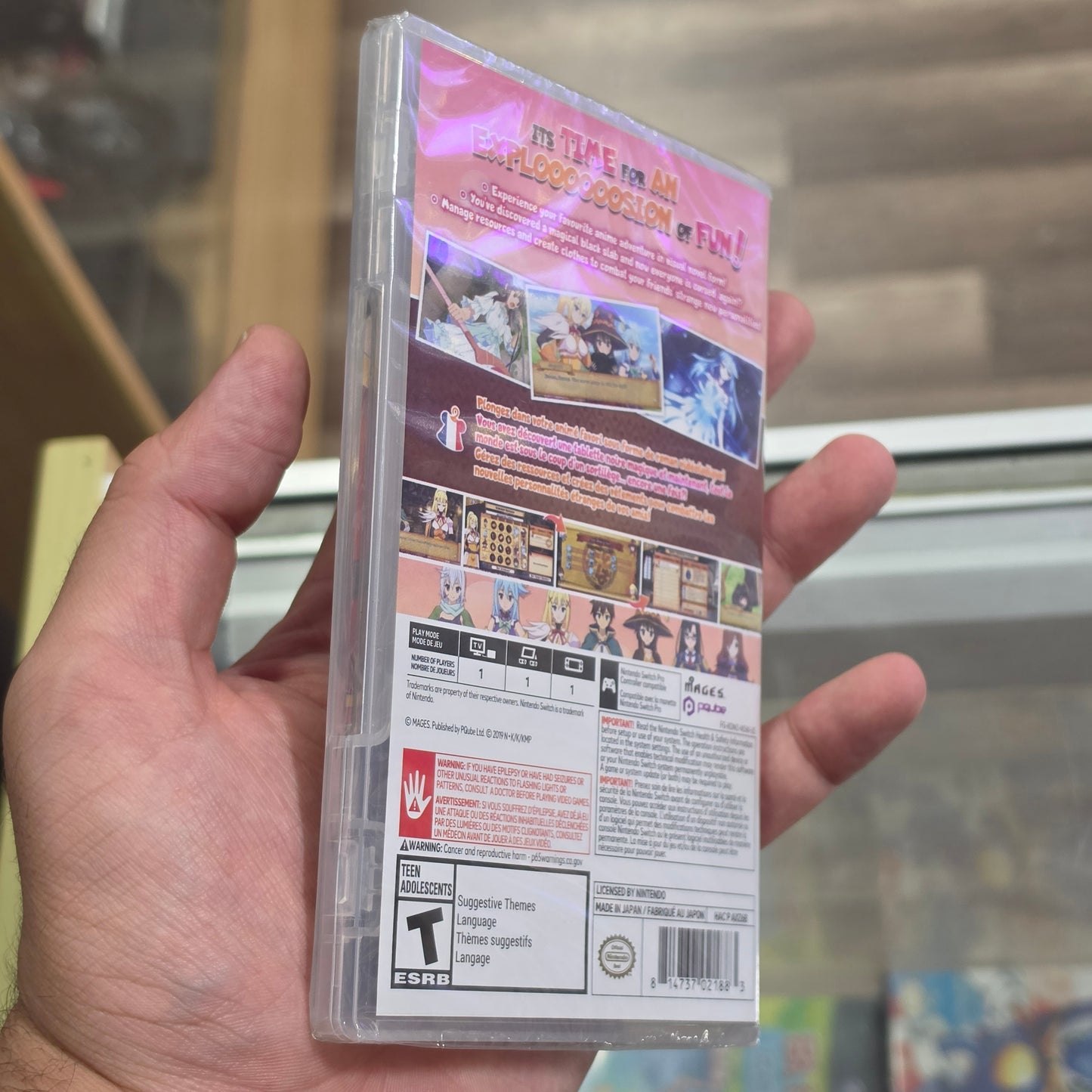 Konosuba: God's Blessing on This Wonderful World! Love for These Clothes of Desire Nintendo Switch (UNOPENED)