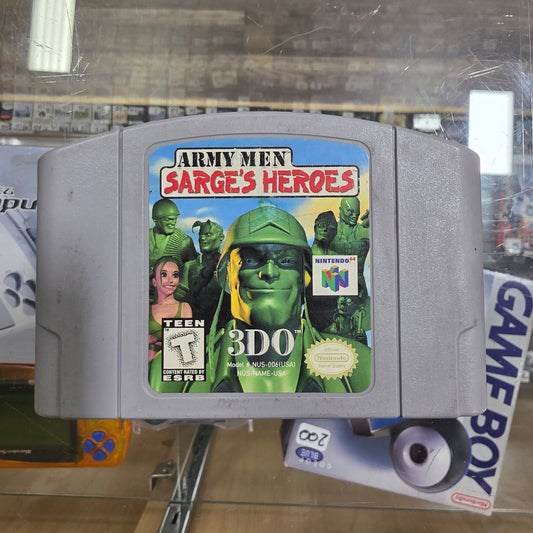 Army Men Sarge's Heroes Nintendo 64