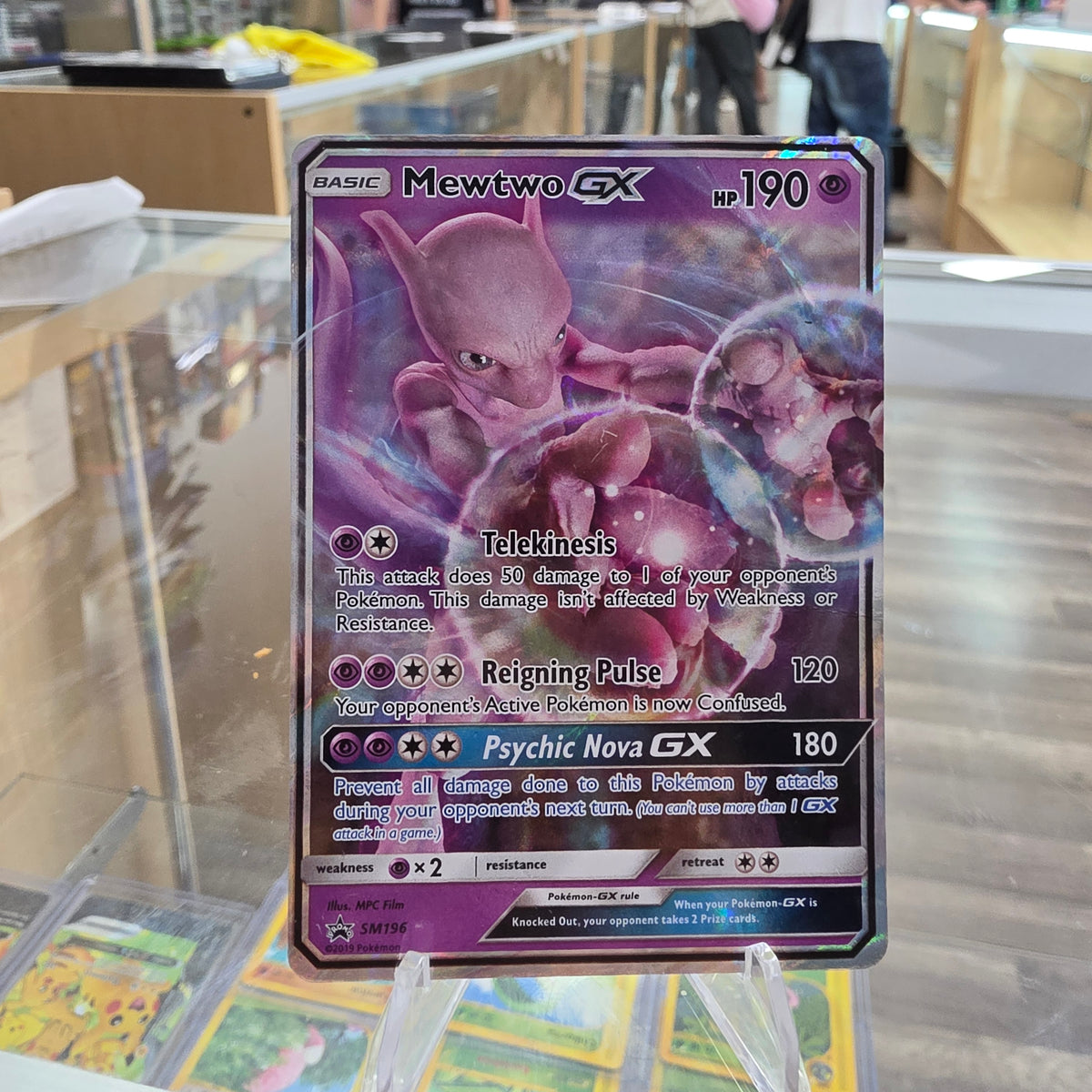 (NM) Mewtwo GX - SM196 - SM Promos