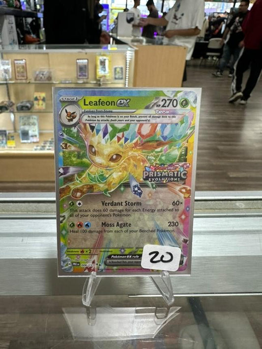 Leafeon ex - 006/131 (Prismatic Evolutions Stamp) (NM)