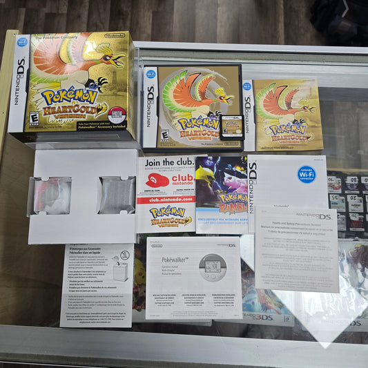 Pokémon HeartGold CIB with Pokewalker and Clip (Has Box Protector) Nintendo DS