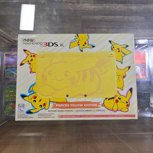 New Nintendo 3DS XL Pikachu Yellow Edition (NEVER USED)