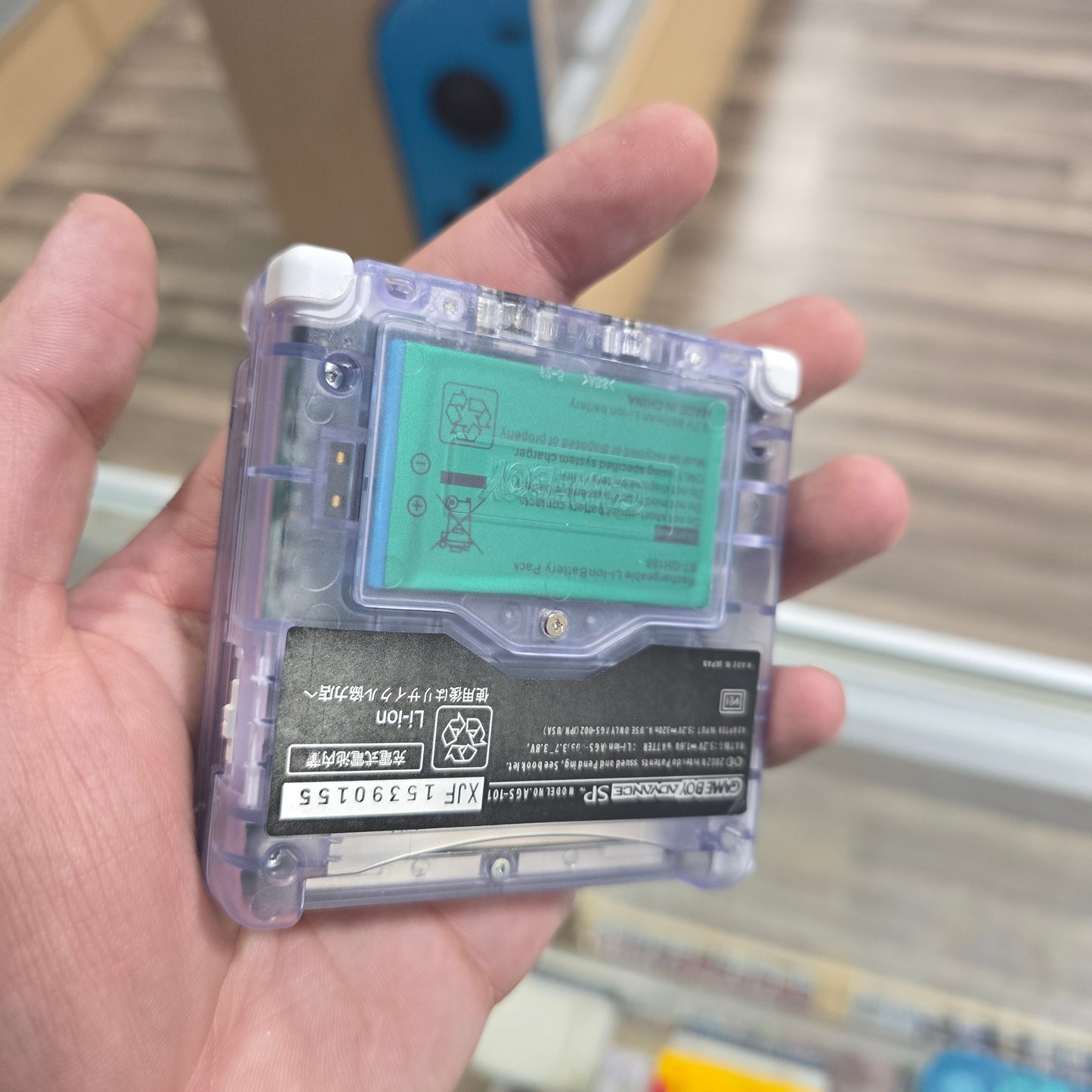 Custom Nintendo Gameboy Advance SP Handheld System with Brighter Screen with Charger