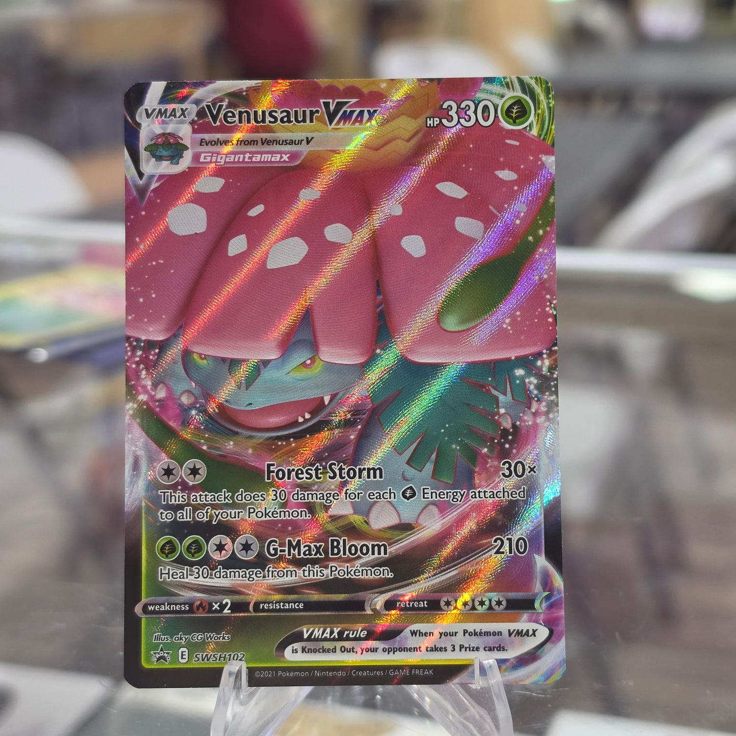Venusaur VMAX - SWSH102 - SWSH: Sword & Shield Promo Cards (NM)