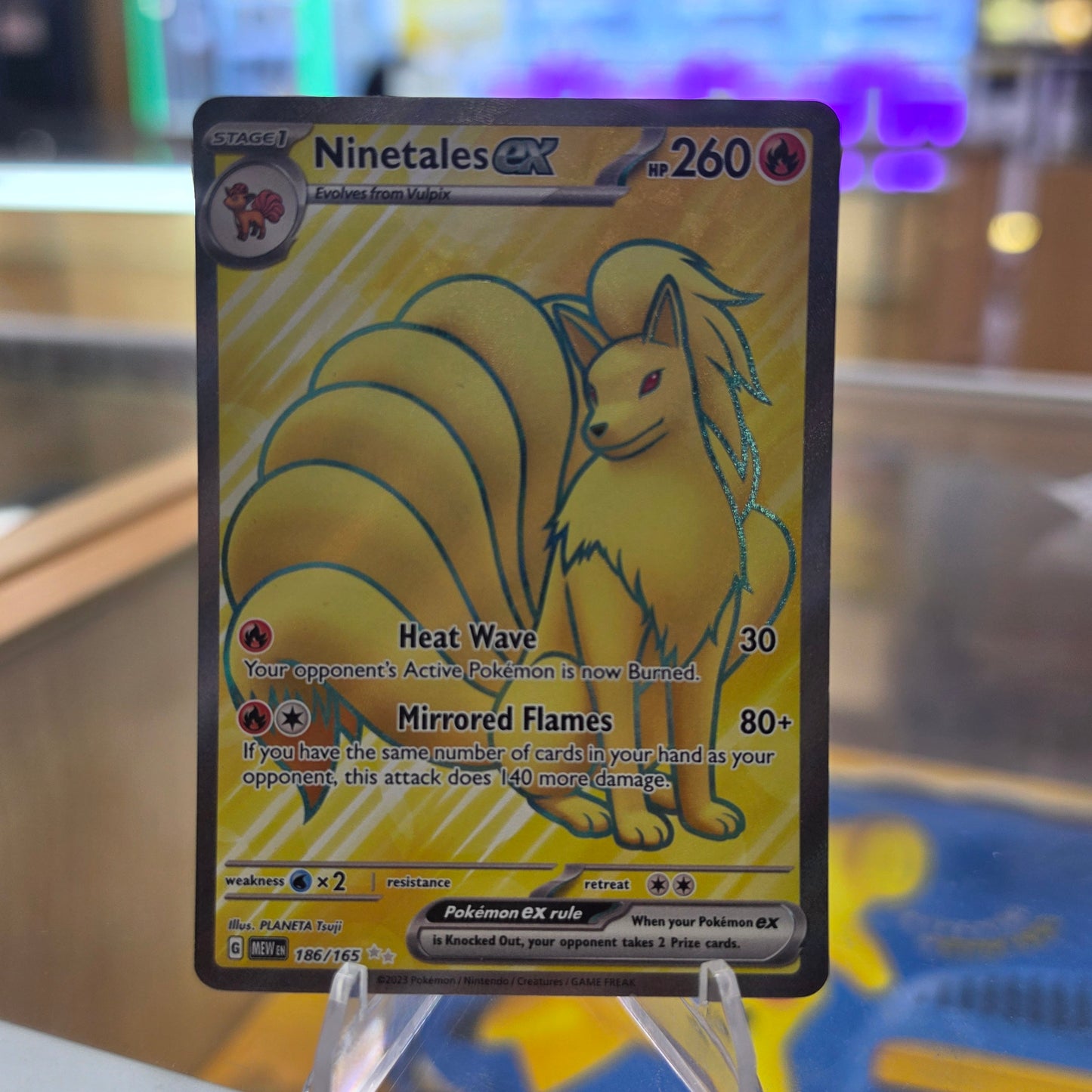 Ninetales ex - 186/165 - SV: Scarlet & Violet 151 (NM)