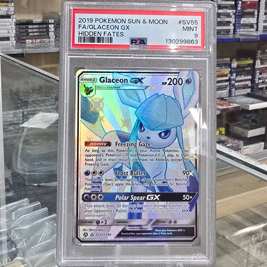 Glaceon GX - Hidden Fates: Shiny Vault (PSA 9)