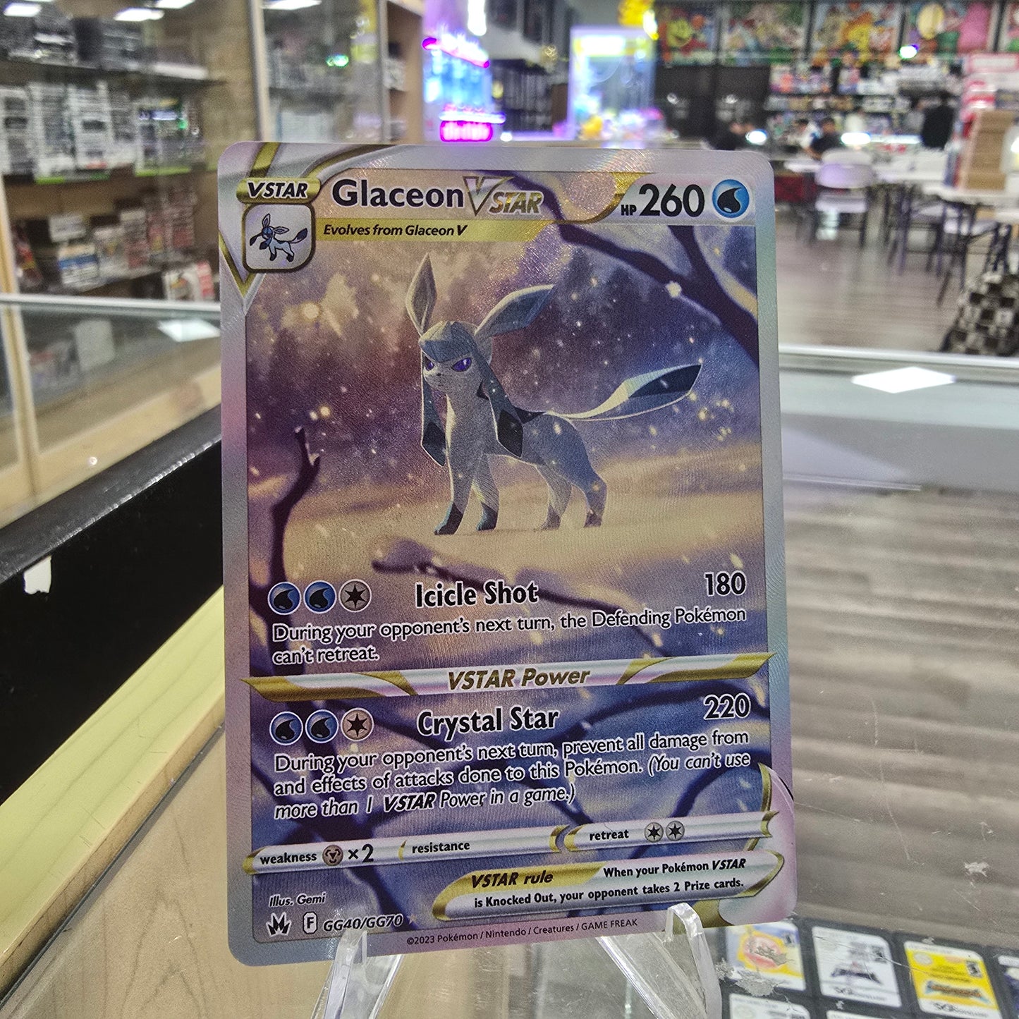 Glaceon VSTAR - Crown Zenith: Galarian Gallery (NM)