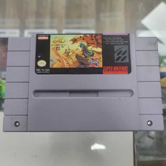 Wanderers From Ys III SNES