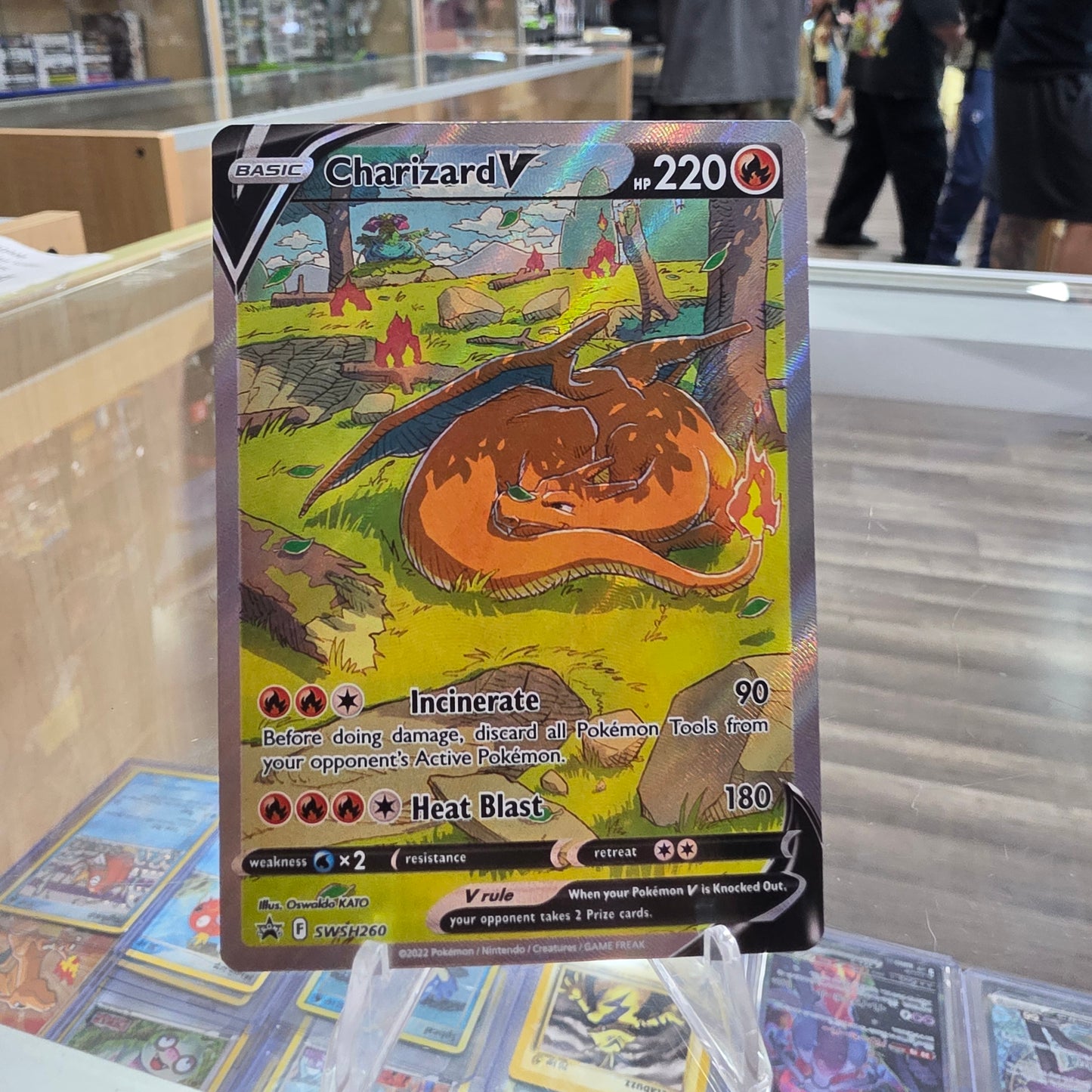 (NM) Charizard V - SWSH260 - SWSH: Sword & Shield Promo Cards