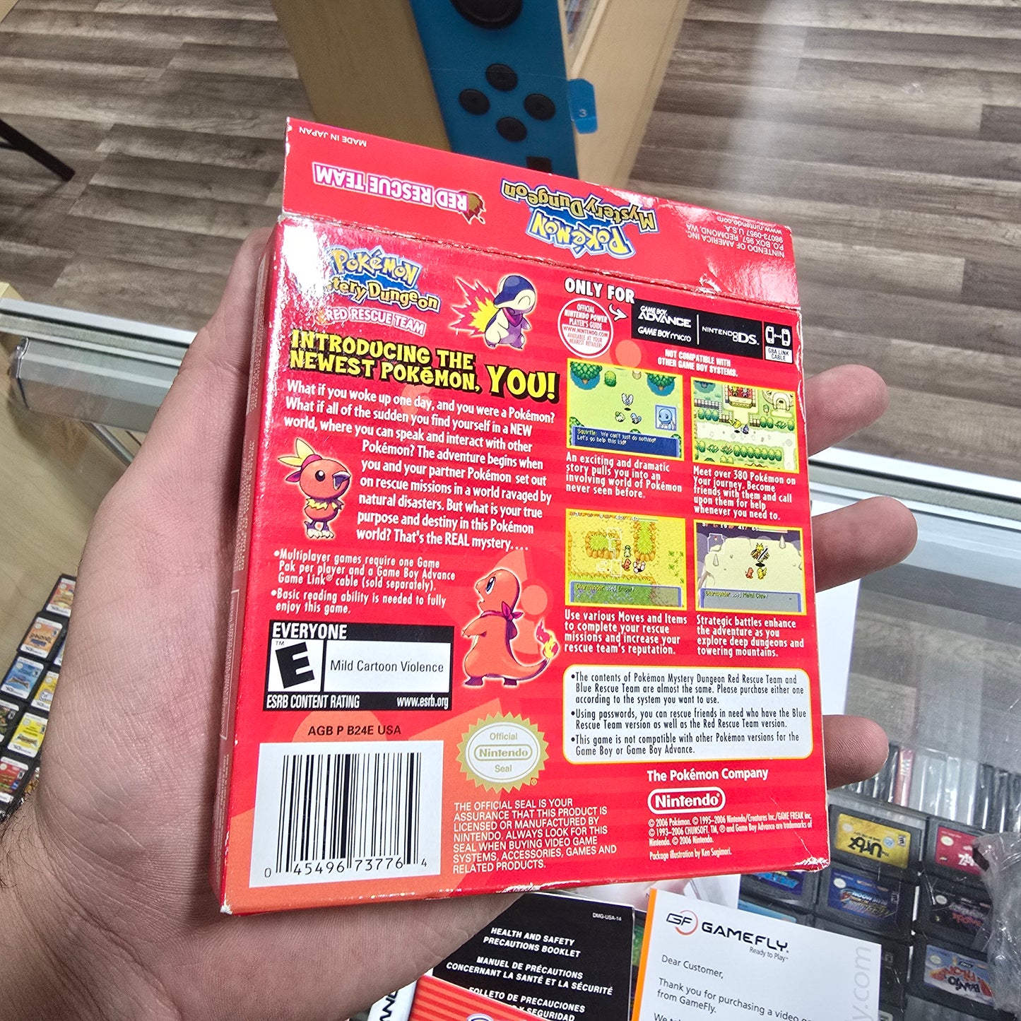 Pokemon Mystery Dungeon Red Rescue Team CIB Nintendo GameBoy Advance