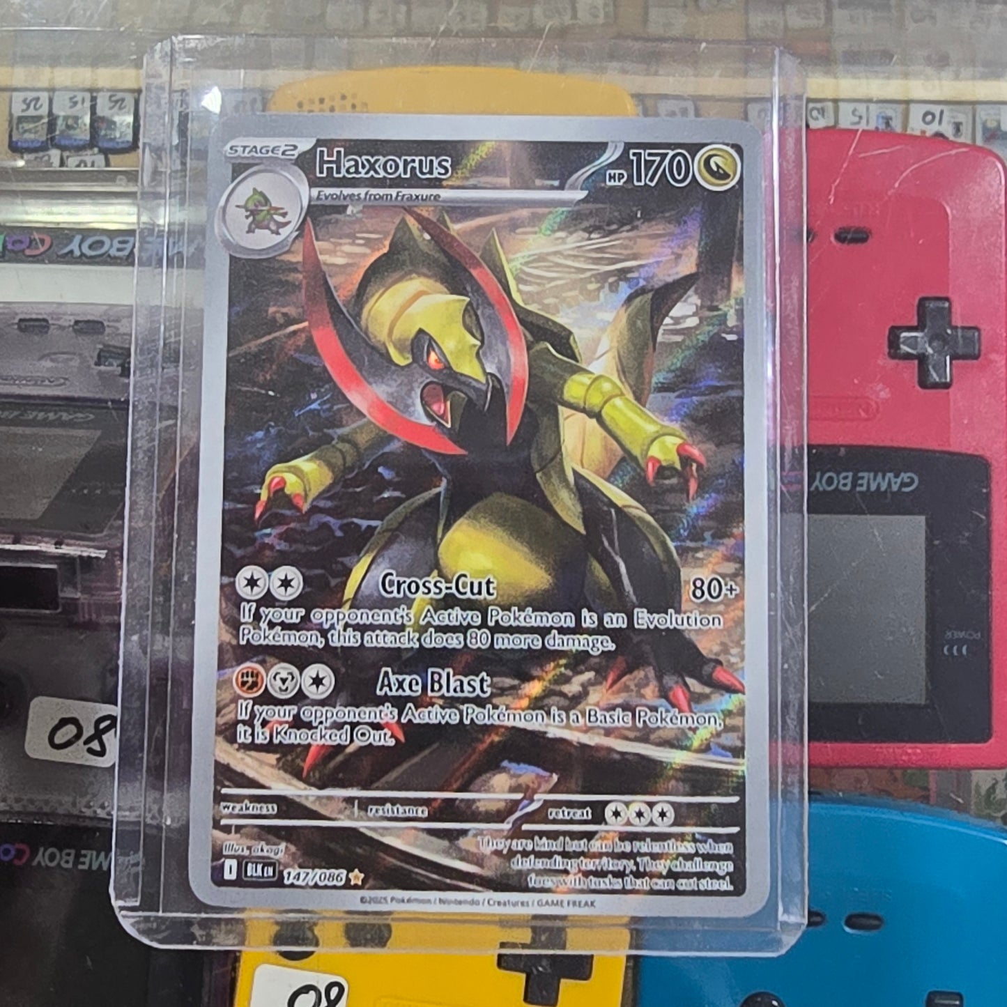 Haxorus - 147/086 - SV: Black Bolt (BLK) (NM)